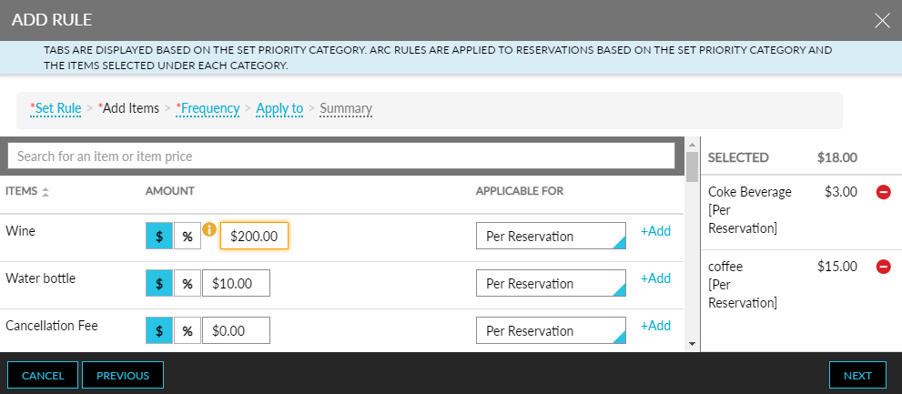 Auto Recurring Charges