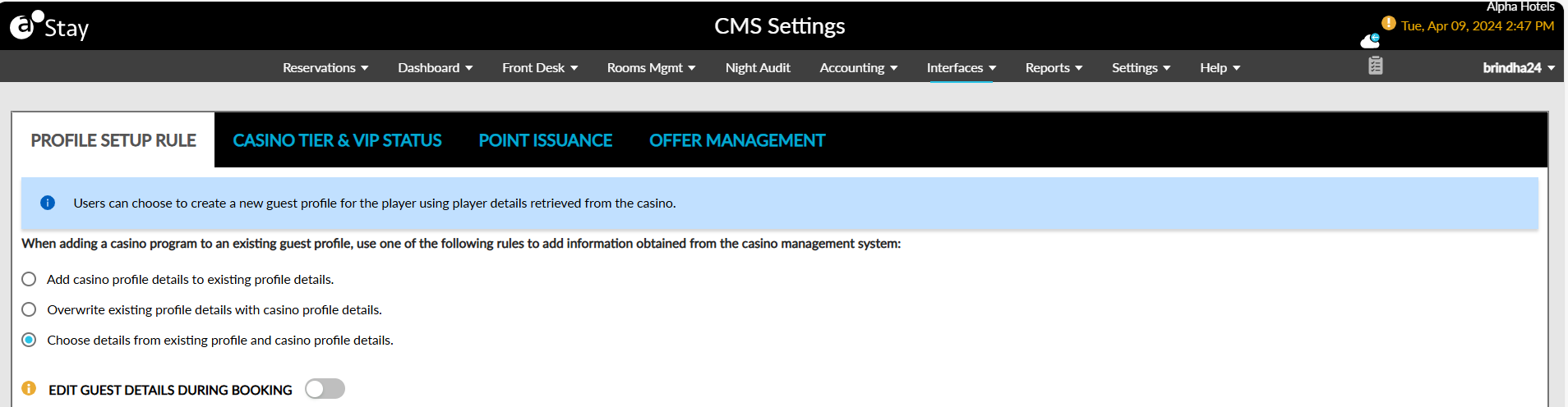 CMS Settings
