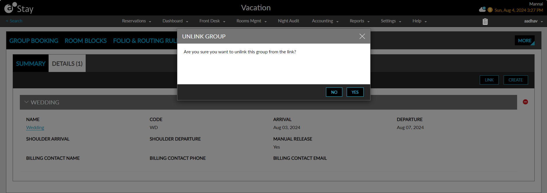 Ability to Link Groups