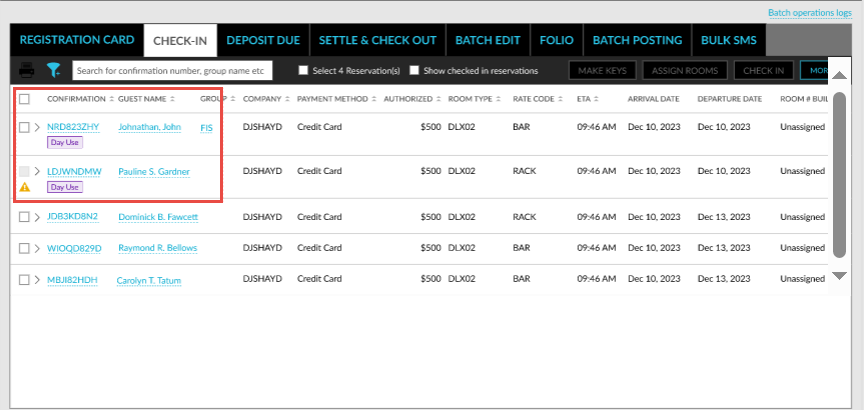 Create Same-Day Reservations