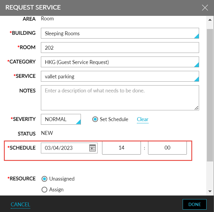 Request Service