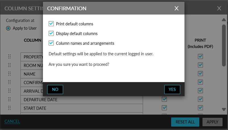 Ability to Customize Columns in Dynamic Reports